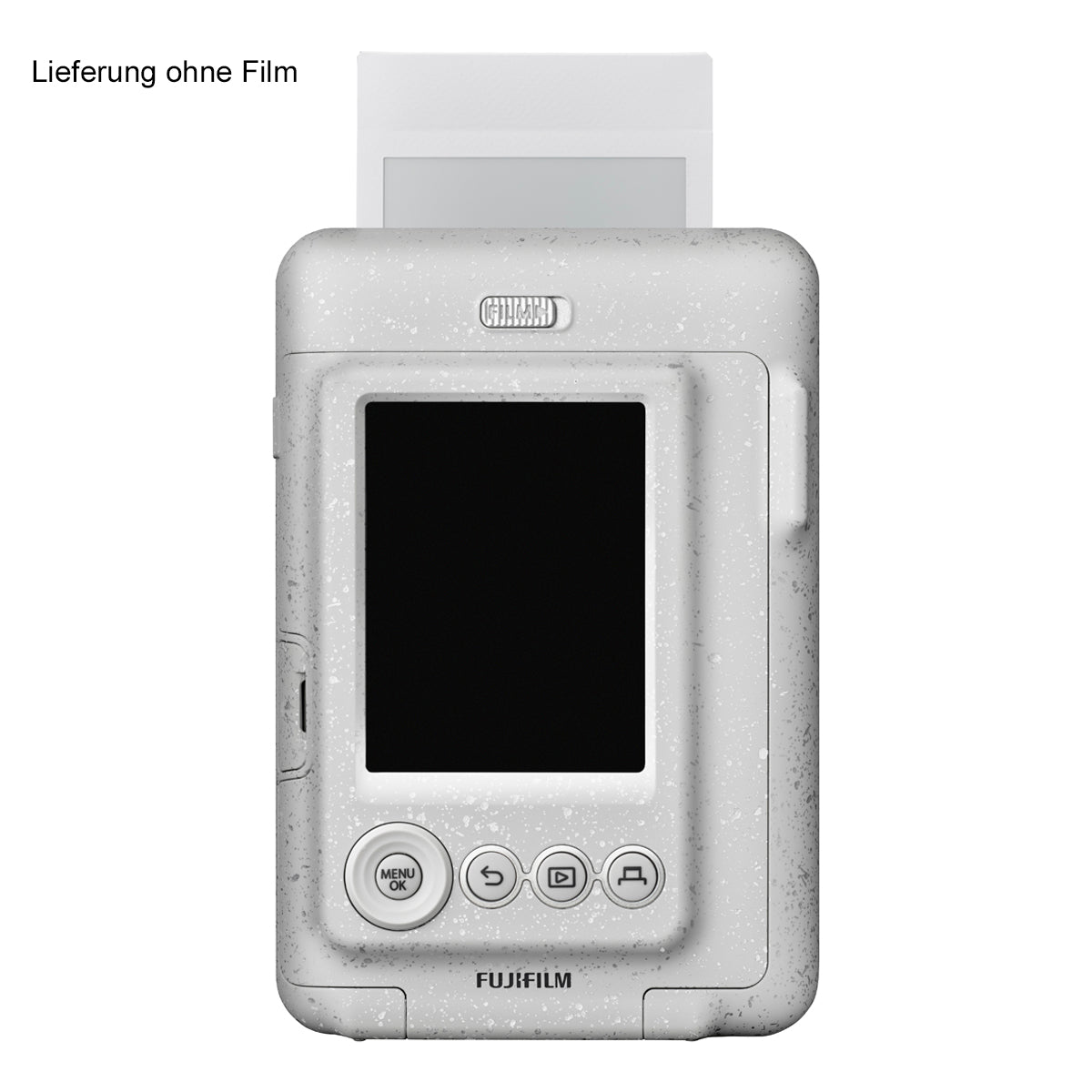 Fujifilm Instax Mini LiPlay stone white Sofortbildkamera inkl. Micro-USB-Kabel