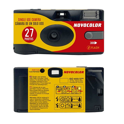 NOVOCOLOR 400-27 Einwegkamera mit Blitz