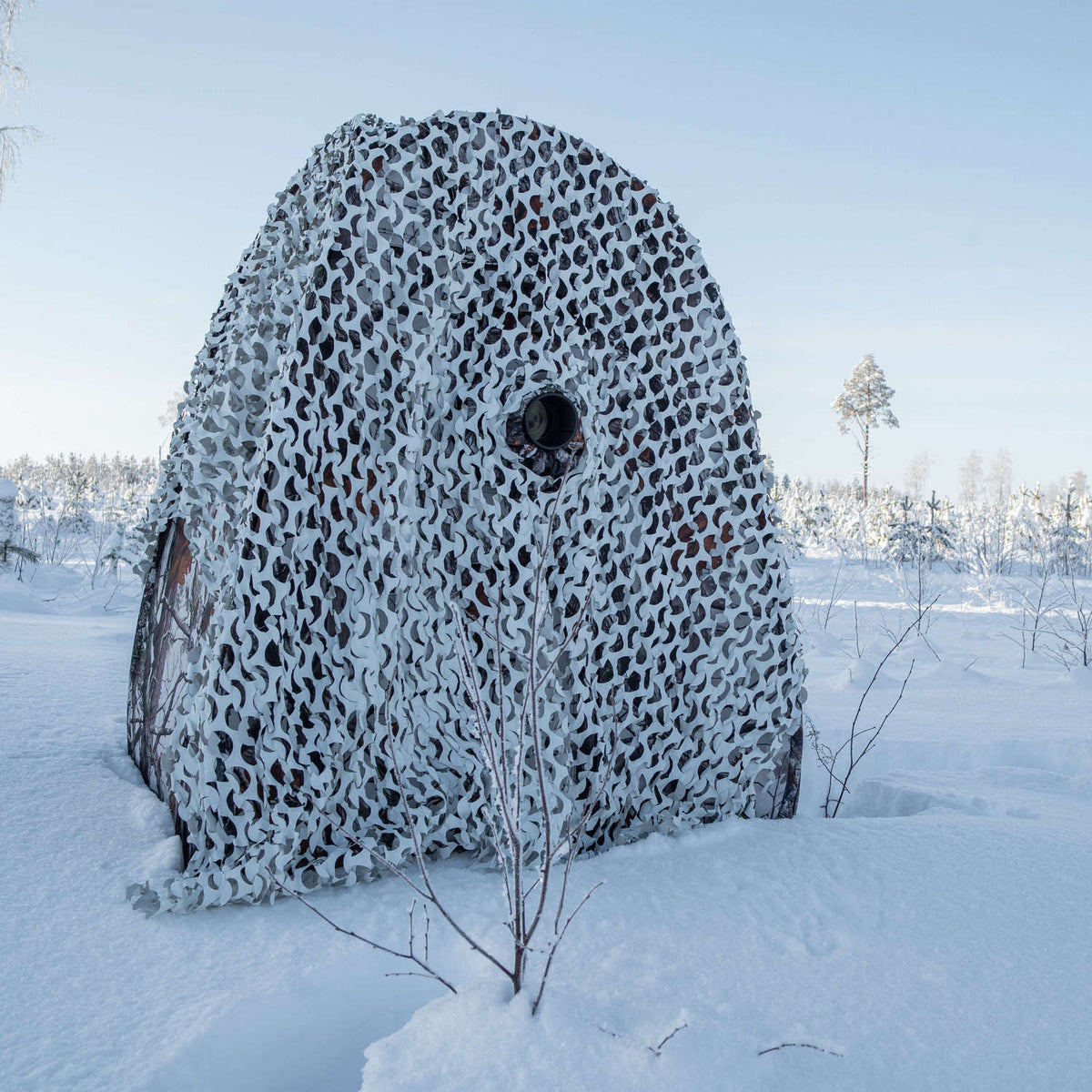 Buteo Photo Gear 3D-Blätter Tarnnetz Schnee 2,4x3 m