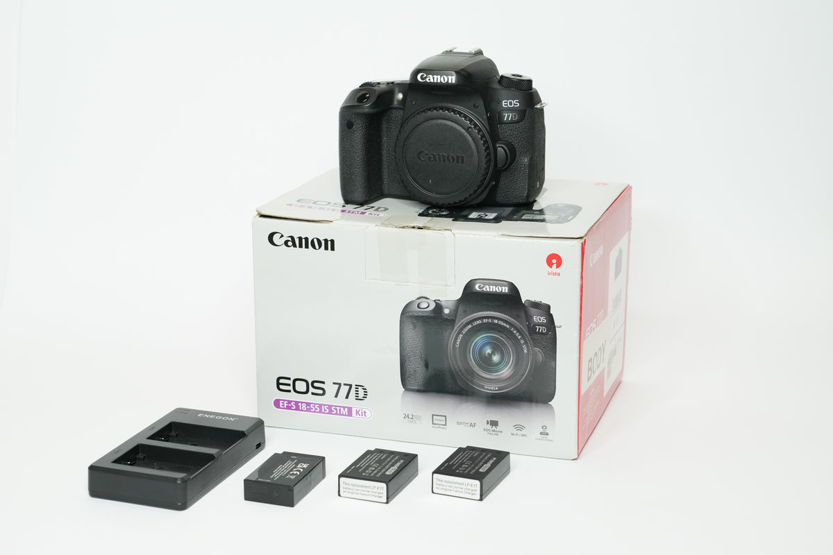 Second-Hand Canon EOS 77D + EF-S 15-85mm f/3.5-5.6 IS USM