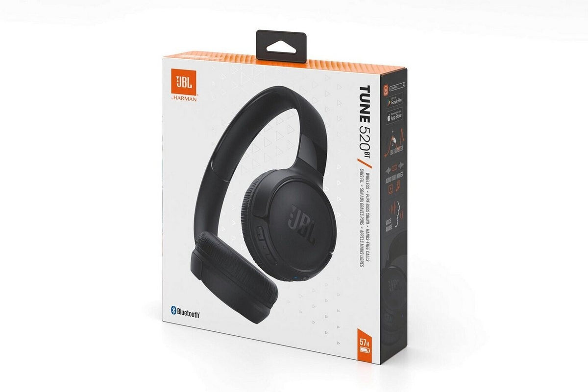 JBL Tune 520BT – Kabellose On-Ear-Kopfhörer (Schwarz)