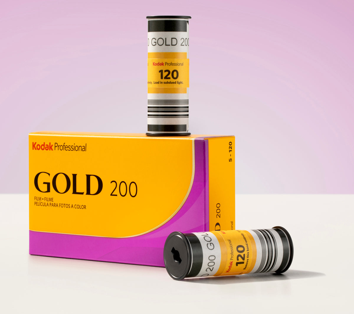 Kodak Professional GOLD 200 120 Film 5er Pack Rollfilm