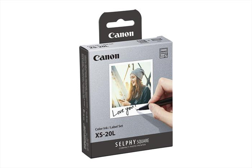 Canon XS-20L Set mit Farbtinte u.Sticker für20 Ausdrucke 72x85 mm