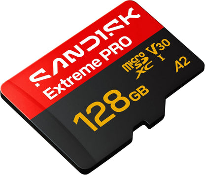 SanDisk 128GB microSDXC-Karte Extreme PRO UHS-I R250 MB/s / W120 MB/s + SD-Ada
