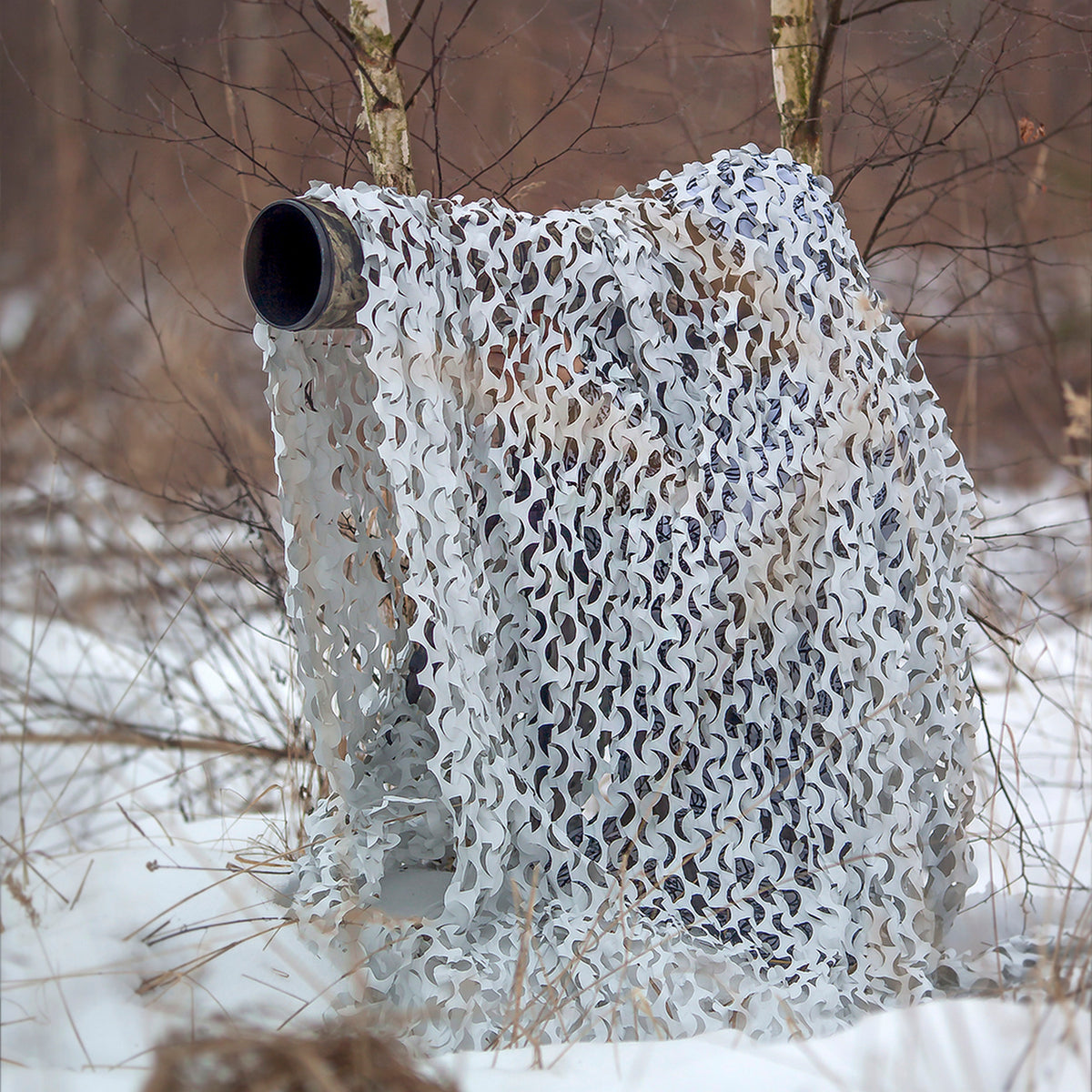 Buteo Photo Gear 3D-Blätter Tarnnetz Schnee 1,5x3 m