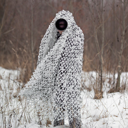 Buteo Photo Gear 3D-Blätter Tarnnetz Schnee 1,5x3 m