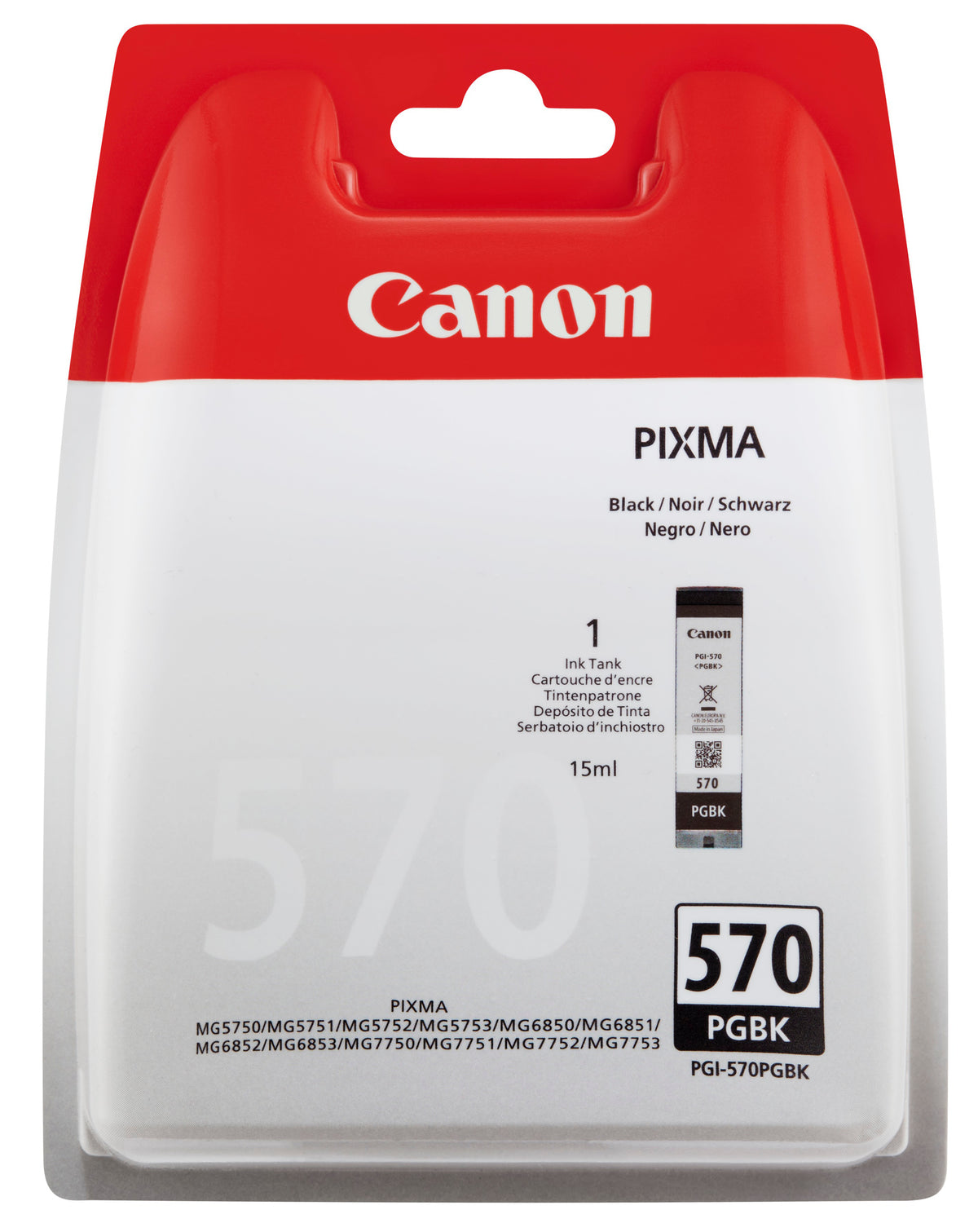 Inchiostro nero Canon PGI-570 PGBK