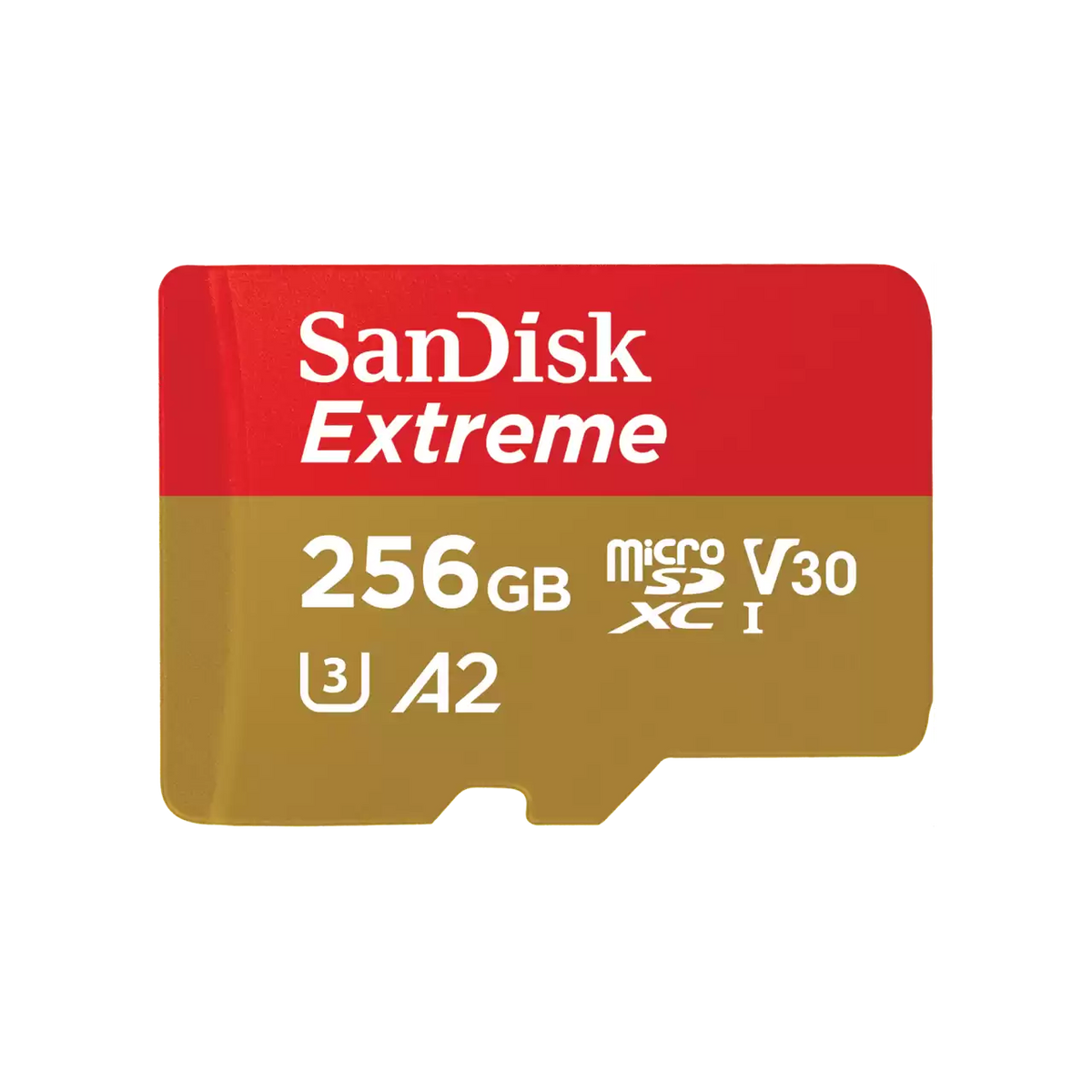 SanDisk Extreme Pro 256GB 200 MB/s micro SDXC UHS-I, U3, V30, A2, C10+ SD Adapter