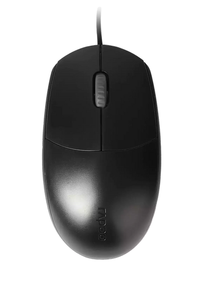 Mouse ottico cablato Rapoo N100 (nero)