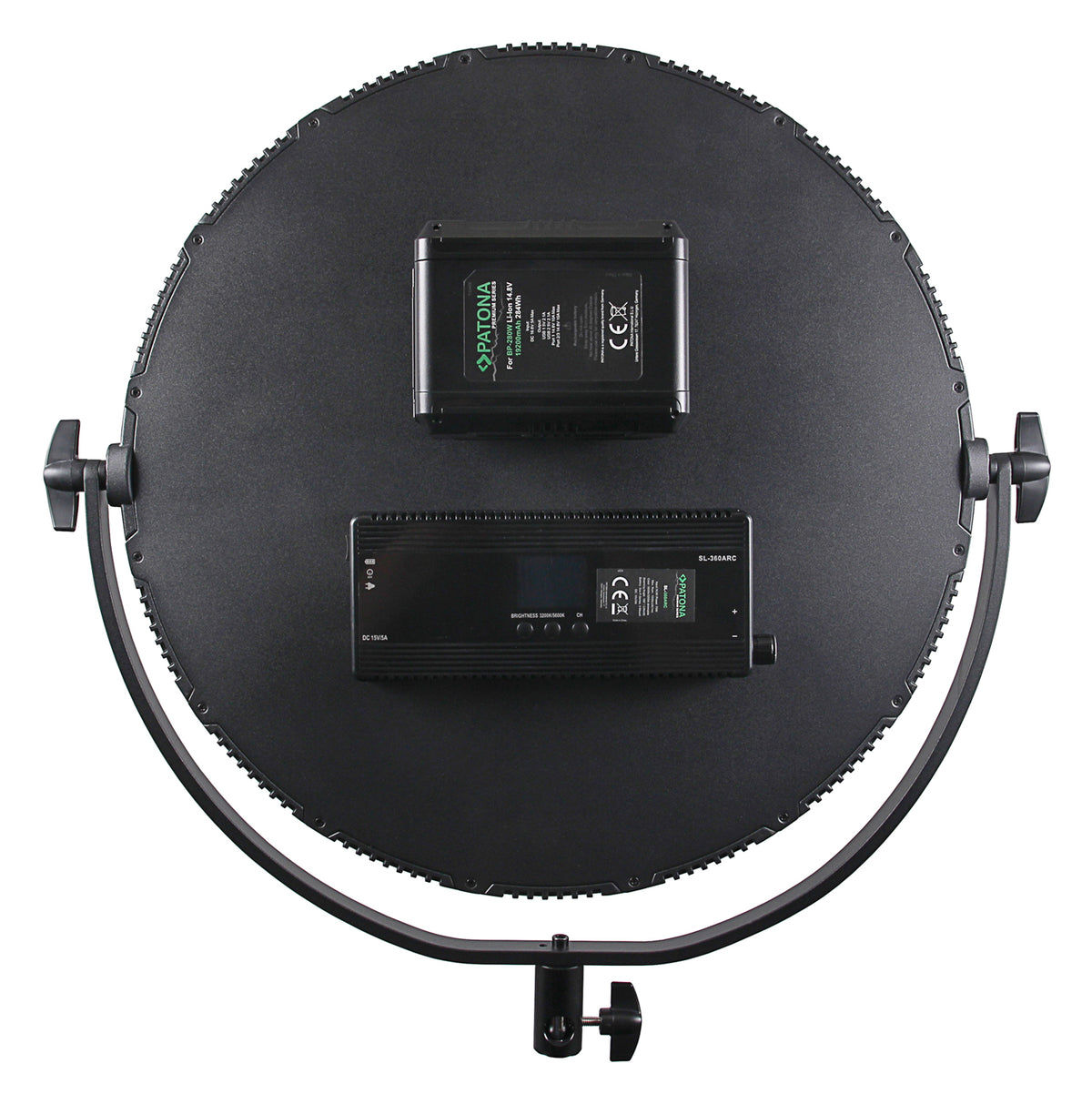 PATONA Premium LED sanftes Fotolicht Videolicht Fotoleuchte Videoleuchte SL-360ARC