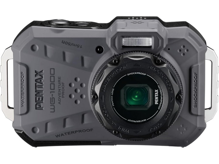 Pentax WG-1000 – Die robuste Outdoor-Kamera (Grau)