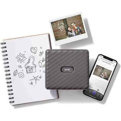 Fujifilm Instax Link WIDE Mocha Gray EXD mobiler Sofortbilddrucker
